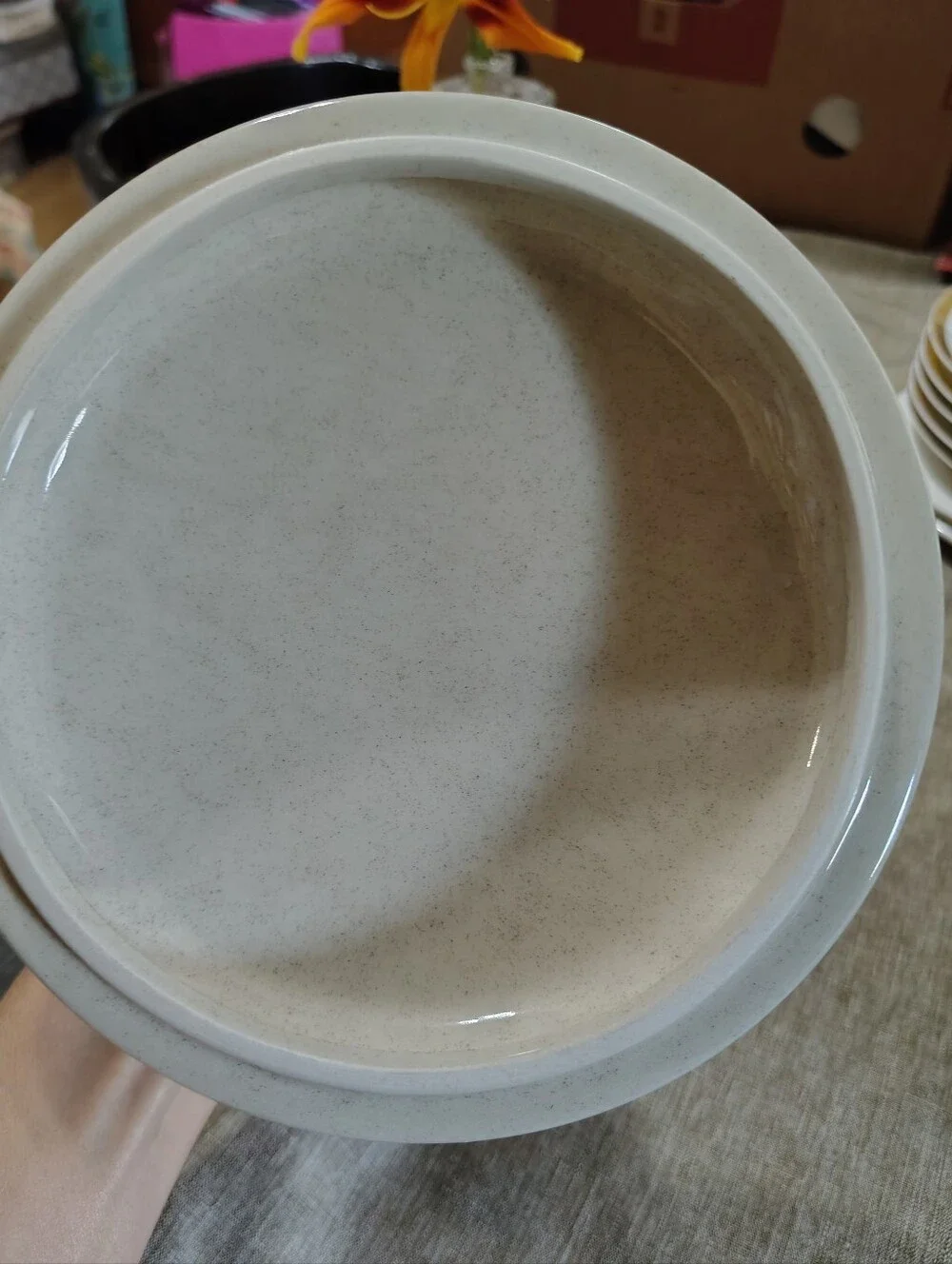 The Classics 1970s Hearthside Stoneware Covered Vegetable Crock